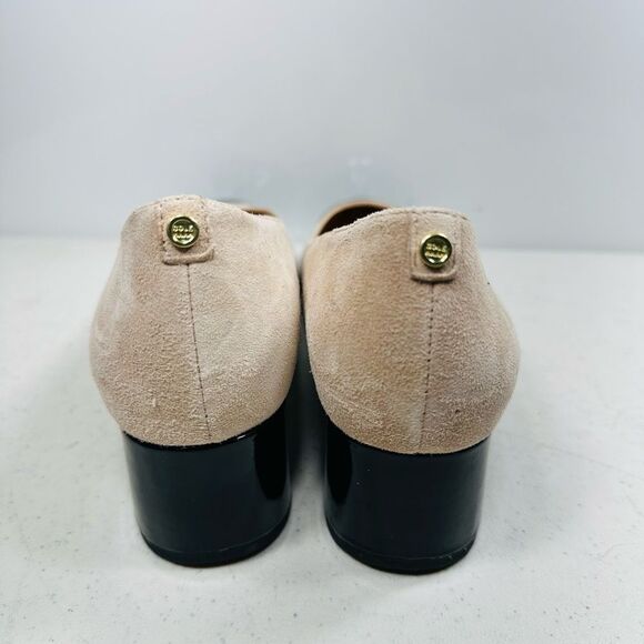 Cole Haan Block Heel Pump Suede Upper Heels size 7,5 B - Picture 5 of 8
